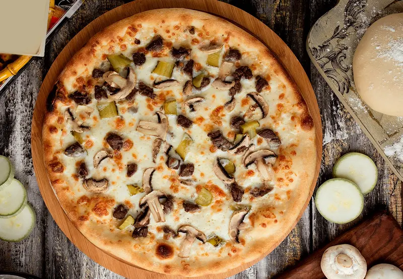 Mantarlı Pizza (Küçük Boy)
