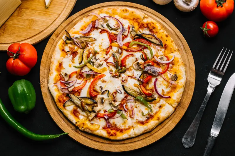 Vejetaryen Pizza (Küçük Boy)