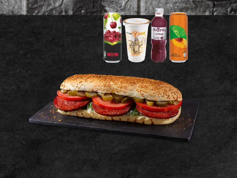Yarım Porsiyon Ekmek Arası Sucuk