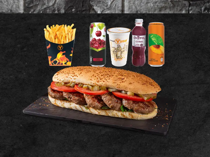 Patatesli Tam Porsiyon Ekmek Arası Köfte
